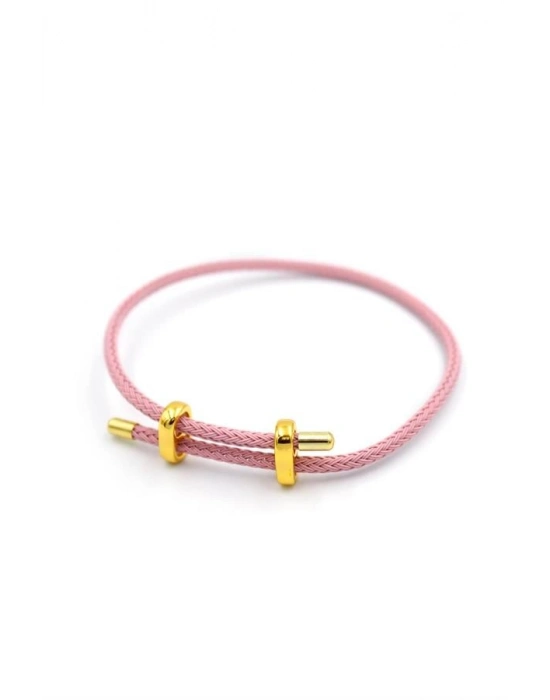 Hasır Bileklik - Pembe