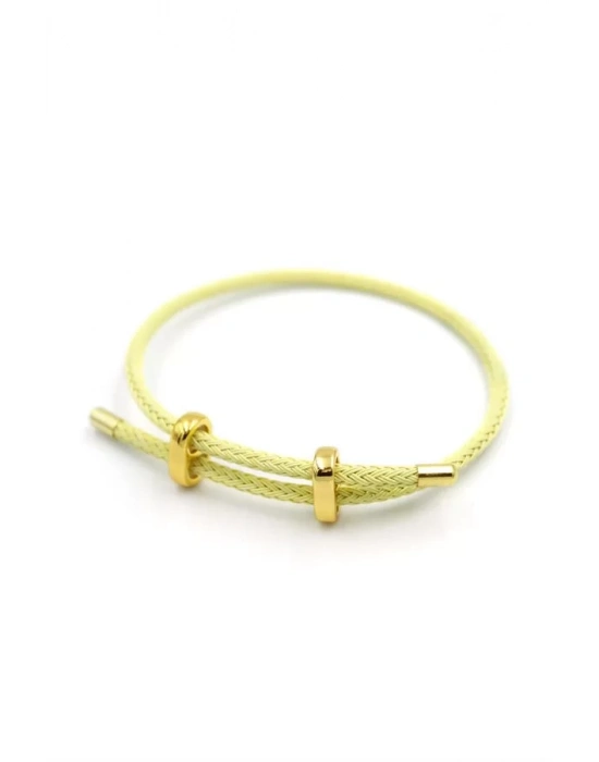 Hasır Bileklik - Sarı