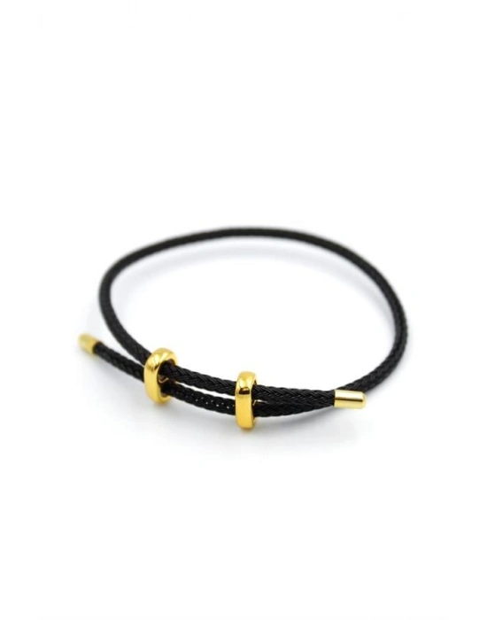 Hasır Bileklik - Siyah