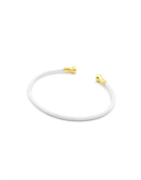 Hasır Pndr Bileklik - Beyaz