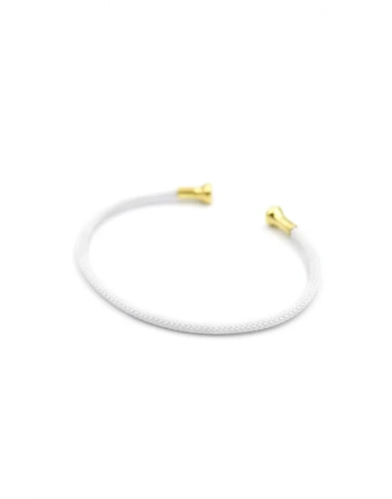 Hasır Pndr Bileklik - Beyaz