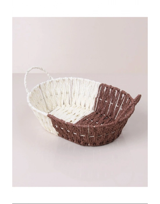 Hasırlı Ekmek Sepeti Oval Royaleks-8803