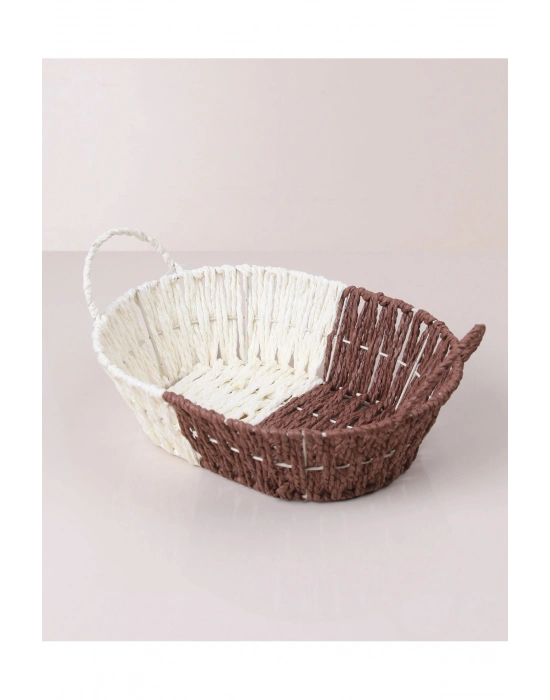 Hasırlı Ekmek Sepeti Oval Royaleks-8803