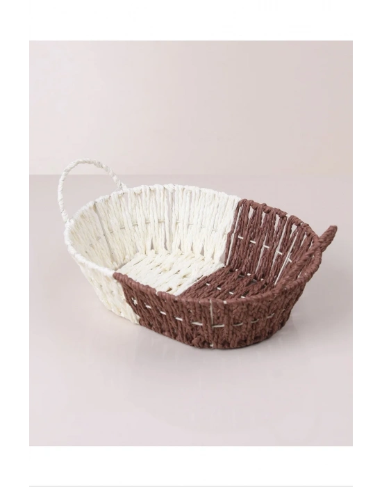 Hasırlı Ekmek Sepeti Oval Royaleks-8803