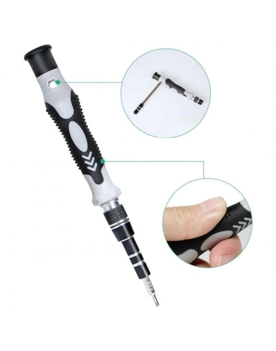 ®  Hassas Tornavida Seti Bilgisayar Pc Telefon Onarım Aracı Seti Manyetik 115 in 1 Tornavida Seti