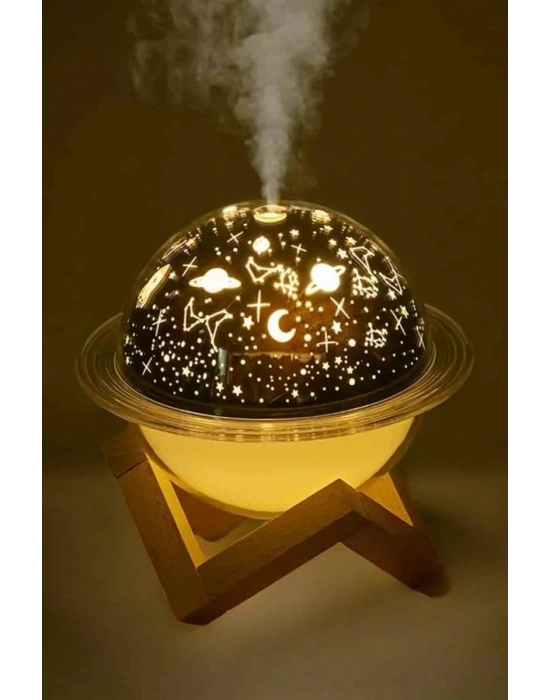 ® Hava Nemlendirici Masa ve Gece Lambası USB Projeksiyon Aromaterapi