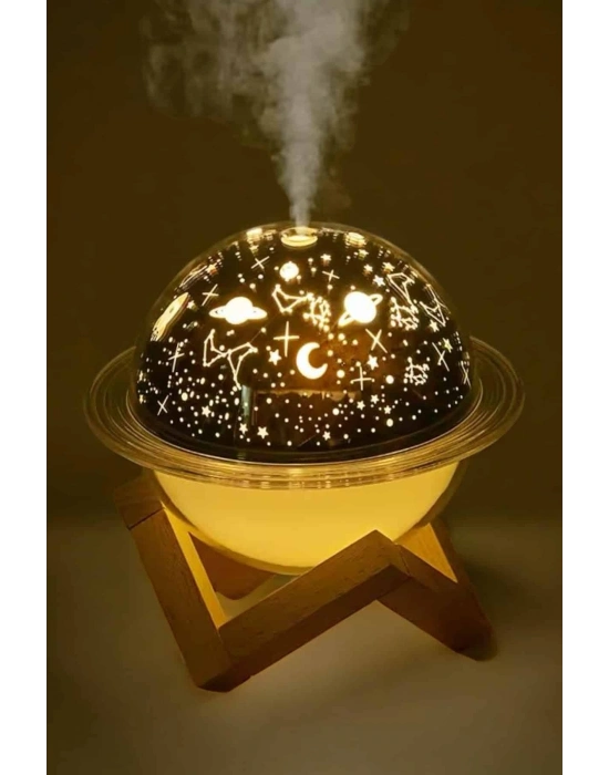 ® Hava Nemlendirici Masa ve Gece Lambası USB Projeksiyon Aromaterapi