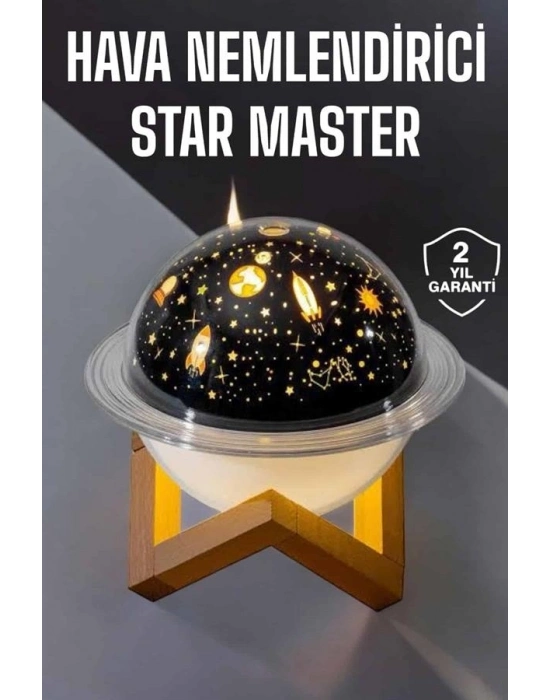 ® Hava Nemlendirici Projeksiyon Görünümlü USB Bağlantılı Aromaterapi