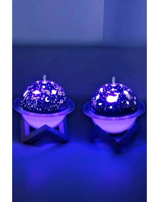 ® Hava Nemlendirici Projeksiyon Görünümlü USB Bağlantılı Aromaterapi