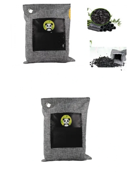 Hava Temizleme Torbası 200g Araba- Dolap- Banyo- Evcil Hayvan Koku Giderici- Bambu Kömür Koku Emici