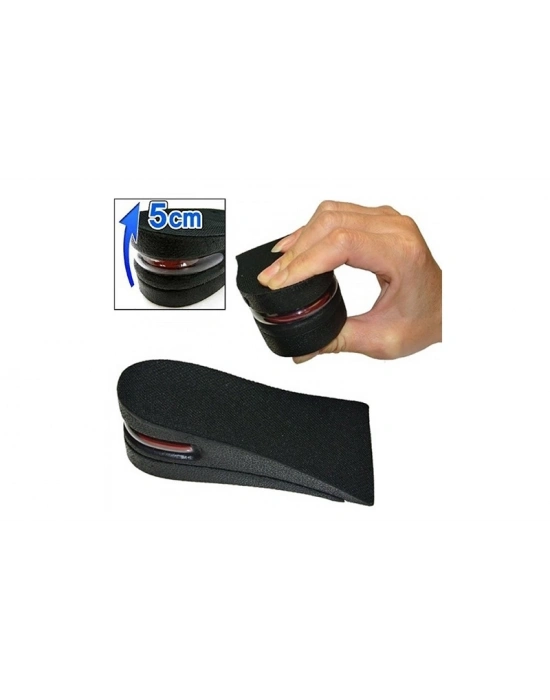 Hava Yastıklı Tabanlık (5 CM) (SİYAH)