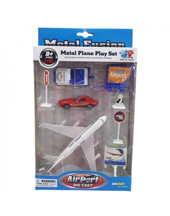 Havaalanı Seti Metal Arabalı - 89730