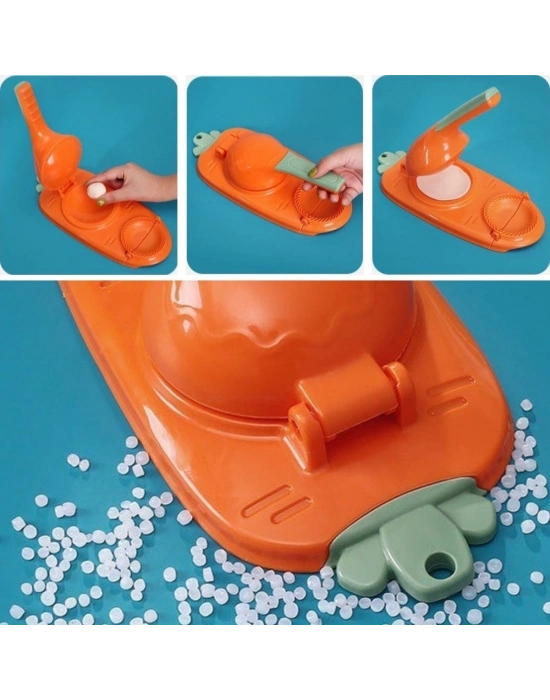 ®  Havuç Tasarımlı Şık  Pratik  Börek Mantı Hamuru Presleme  Börek Yapma Kalıbı