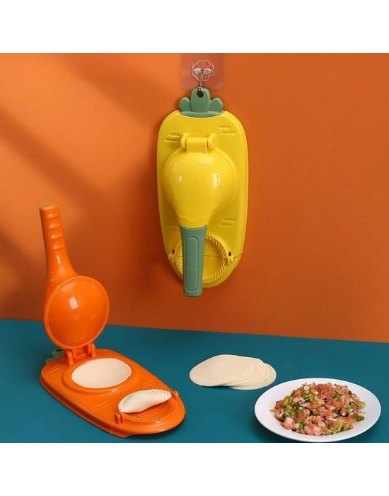 ®  Havuç Tasarımlı Şık  Pratik  Börek Mantı Hamuru Presleme  Börek Yapma Kalıbı