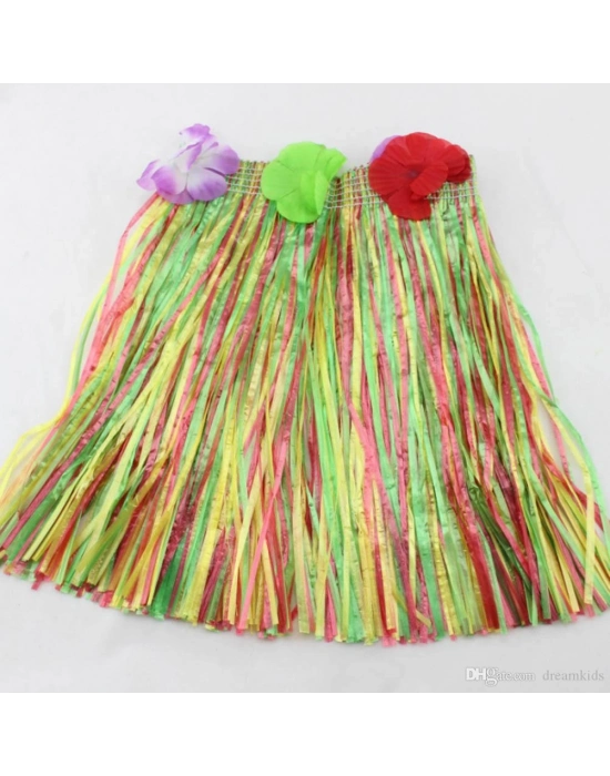 Hawaii Hula Eteği Karışık Renk 40 cm