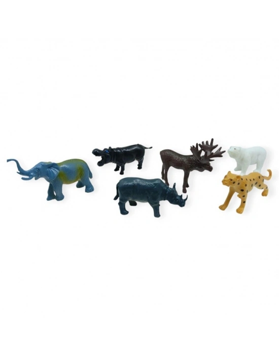 Hayvan Figürleri - Aksesuarlı Vahşi Hayvanlar Seti  - Mini Set 30 Parça