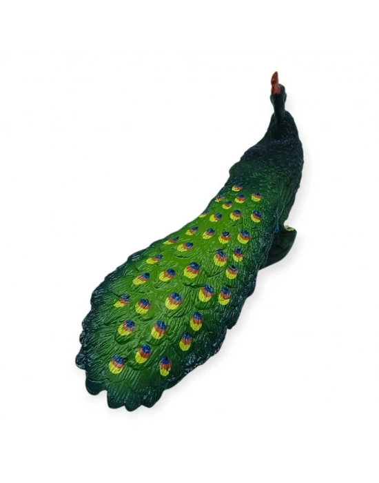 Hayvan Figürleri - Kuşlar -18 cm Tavus Kuşu