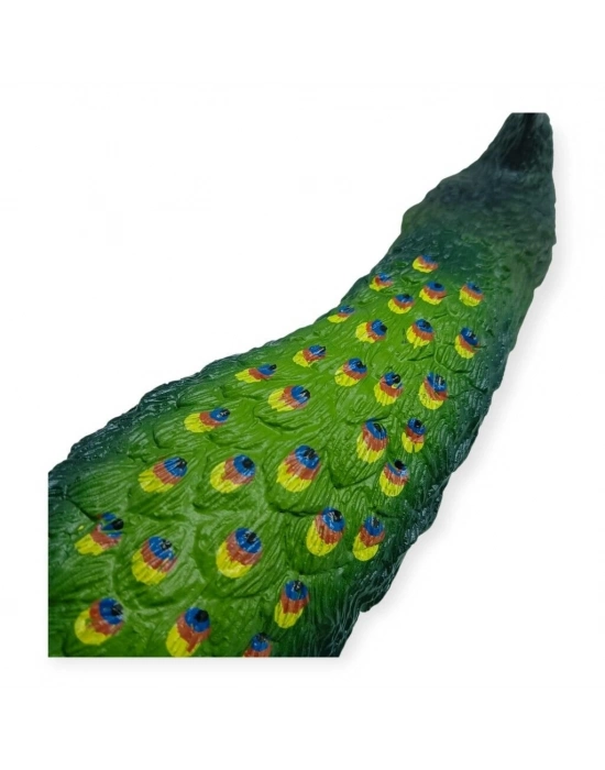 Hayvan Figürleri - Kuşlar -18 cm Tavus Kuşu