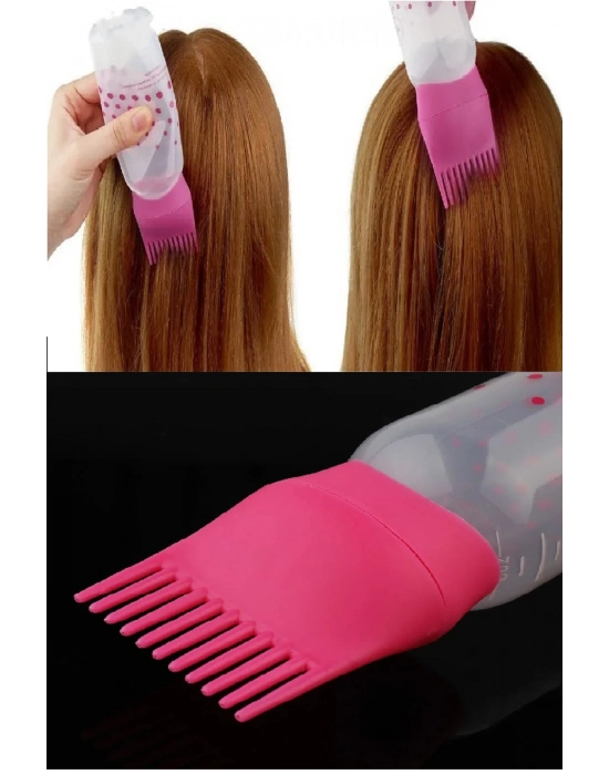 Hazneli Saç Boyama Aparatı-taraklı Saç Bakımı Krem - Saç Yağı Uygulama Aparatı