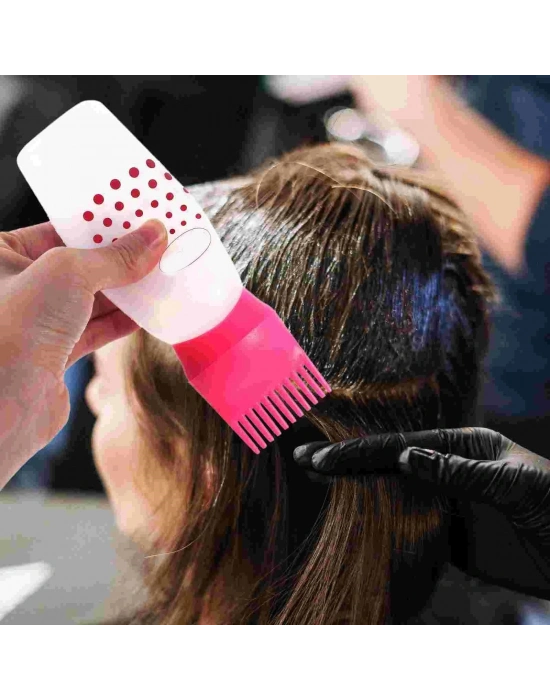 Hazneli Saç Boyama Aparatı-taraklı Saç Bakımı Krem - Saç Yağı Uygulama Aparatı