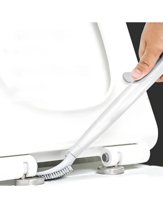 Hazneli Silikon Tuvalet Temizleme Fırçası