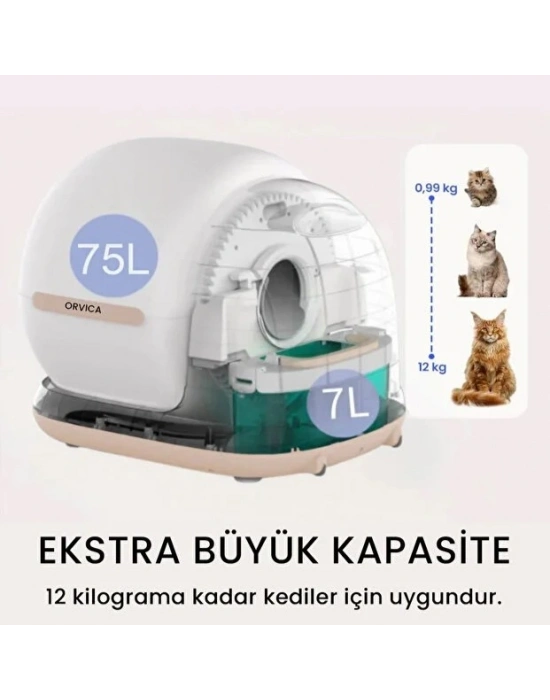 HD Kameralı Akıllı Kedi Tuvaleti