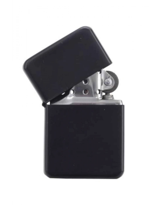 ® Hediyelik Zarif  Siyah Benzinli Çakmak