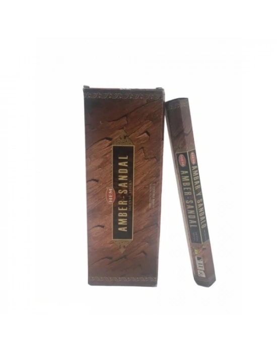 Hem Amber Sandal Aromalı Çubuk Tütsü