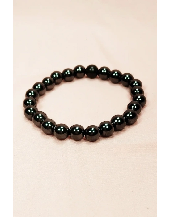 Hematit Doğal Taş Bileklik Kutulu