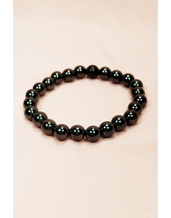 Hematit Doğal Taş Bileklik Kutulu