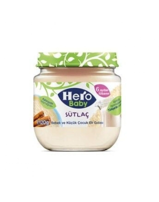 Hero Baby Sütlaç Kavanoz Mama 120 Gr