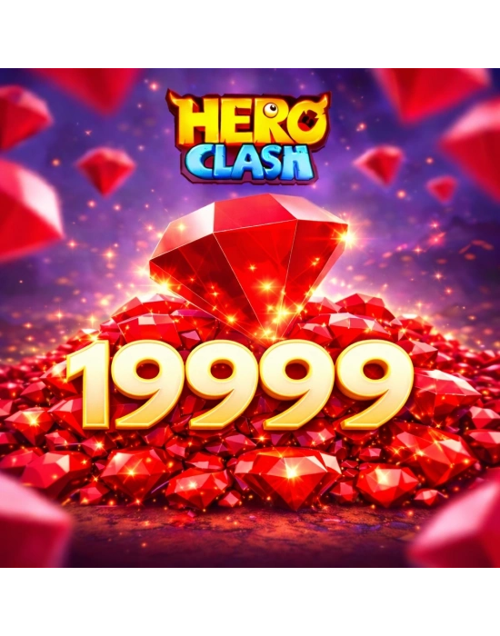 Hero Clash 19999 Kırmızı Elmas
