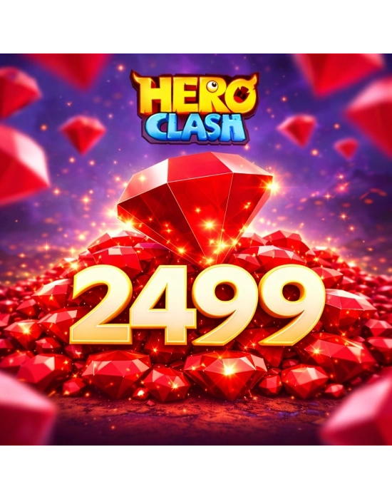 Hero Clash 2499 + 100 Kırmızı Elmas