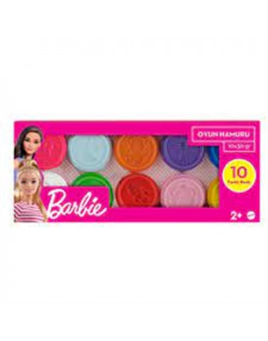 HHJ37 - BARBİE 10X30GR OYUN HAMURU
