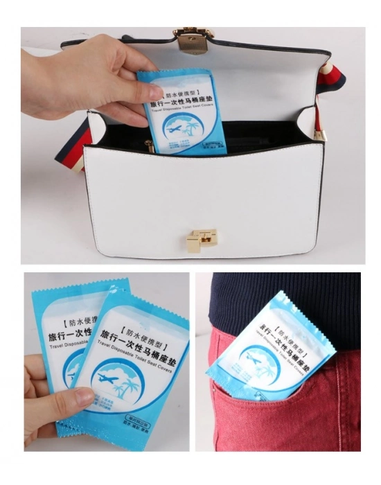 Hijyenik Tek Kullanımlık Klozet Kapağı Poşeti 50 Adet POŞETLİ