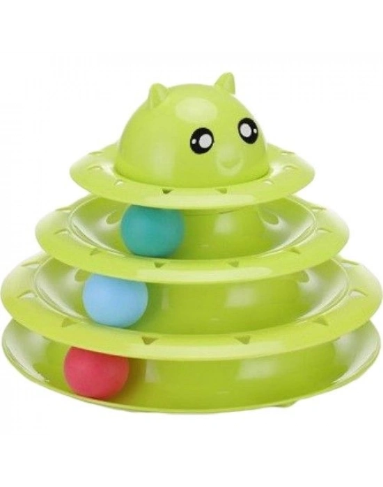 3 Katlı Kedi Oyuncağı Turntable Cat Toy