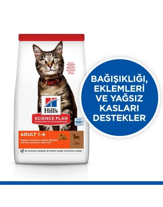 Hills Adult Kuzu Etli Yetişkin Kedi Maması 3 Kg