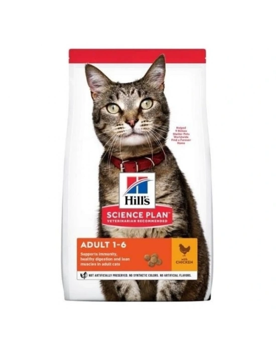 Hills Adult Optimal Care Tavuklu Yetişkin Kedi Maması 8+2 Kg Hediyeli