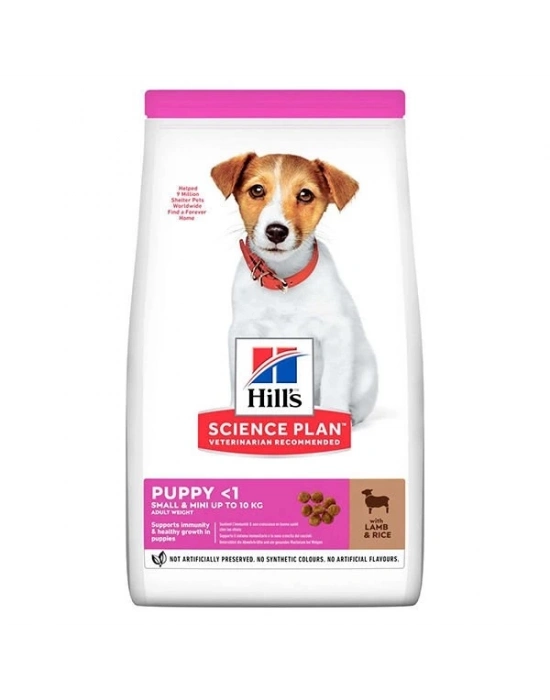 Hills Puppy Small & Mini Kuzu Etli Küçük Irk Yavru Köpek Maması 1+500 Gr Hediyeli