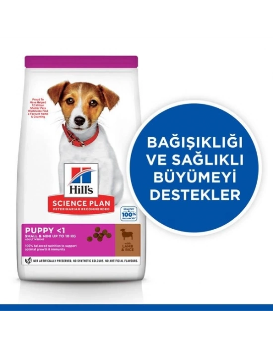 Hills Puppy Small & Mini Kuzu Etli Küçük Irk Yavru Köpek Maması 6 Kg