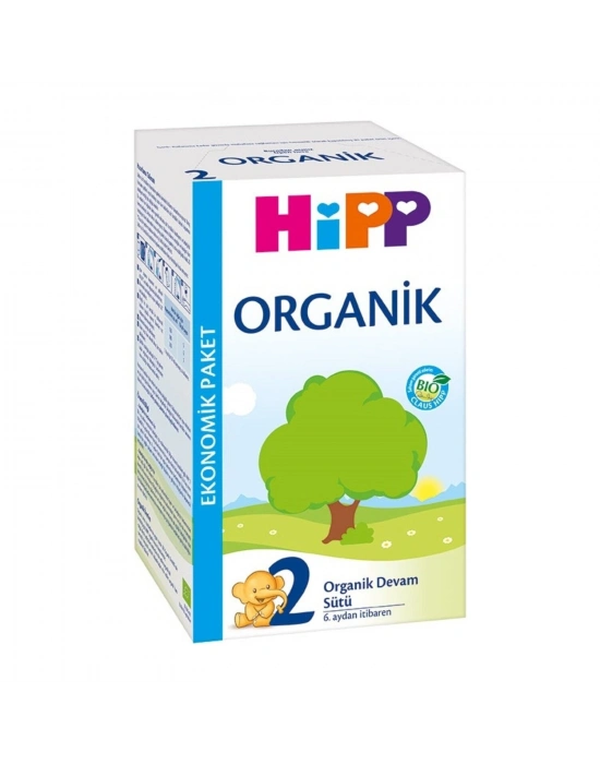 Hipp 2 Organik Devam Sütü 600 Gr