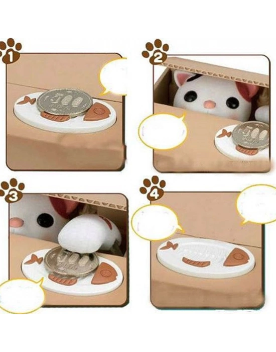 Hırsız Para Çalan Kedi Kumbara