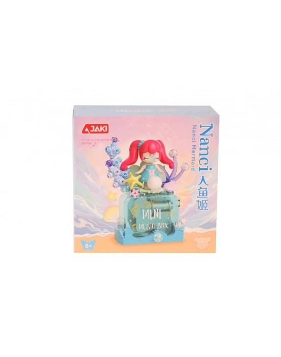 ® HK112 JAKİ DENİZ KIZI MÜZİK KUTUSU 131 PARÇA BLOCK