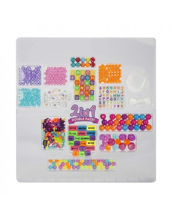 ® HOBİ SET 2İN1 BONCUK TAKI TASARIM HARFLİ