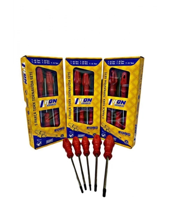 Hon 5 Parça Torx Tornavida Seti