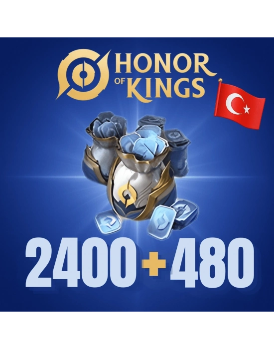 Honor of Kings 2.400 + 480 Jeton TR