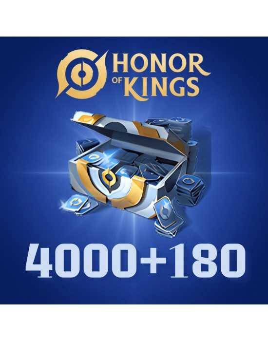 Honor of Kings 4180 (4000+180) Tokens Global