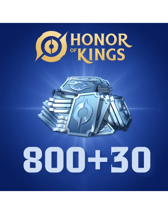 Honor of Kings 830 (800+30) Tokens Global