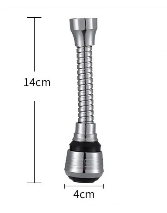 Hortumlu Esnek Su Tasarruflu 2 Modlu Musluk Başlığı