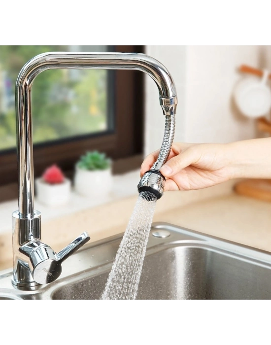 ® Hortumlu Esnek Su Tasarruflu 2 Modlu Musluk Başlığı